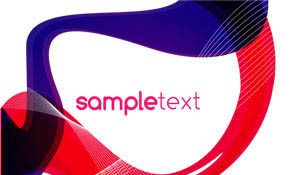 samplya abstract vector with red